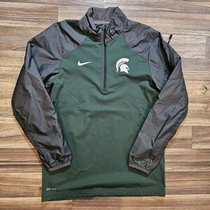 Michigan State Nike Dri-Fit Quarter-Zip, Adult Small